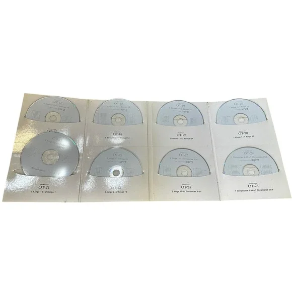 Zondervan KJV Audio Bible Dramatized Old Testament CD Box Set Incomplete - Picture 5 of 8